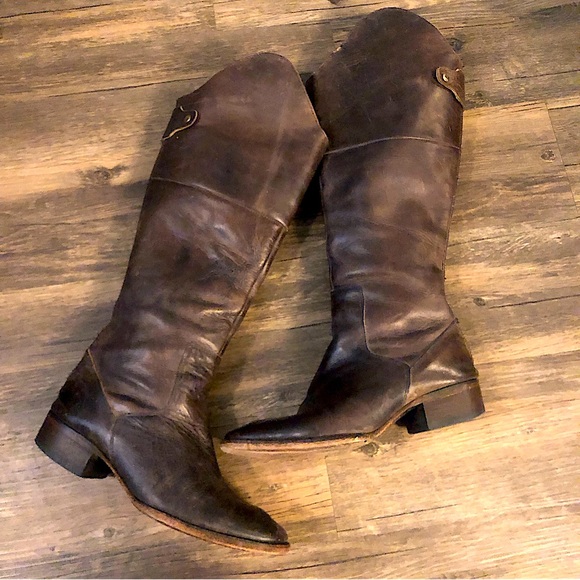 Free Bird by Steven Stable tall boot sz 8 dark brown boho leather riding… - Picture 16 of 16